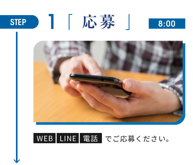 STEP1 「応募」